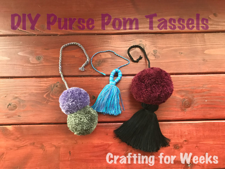 DIY Purse Pom Tassels