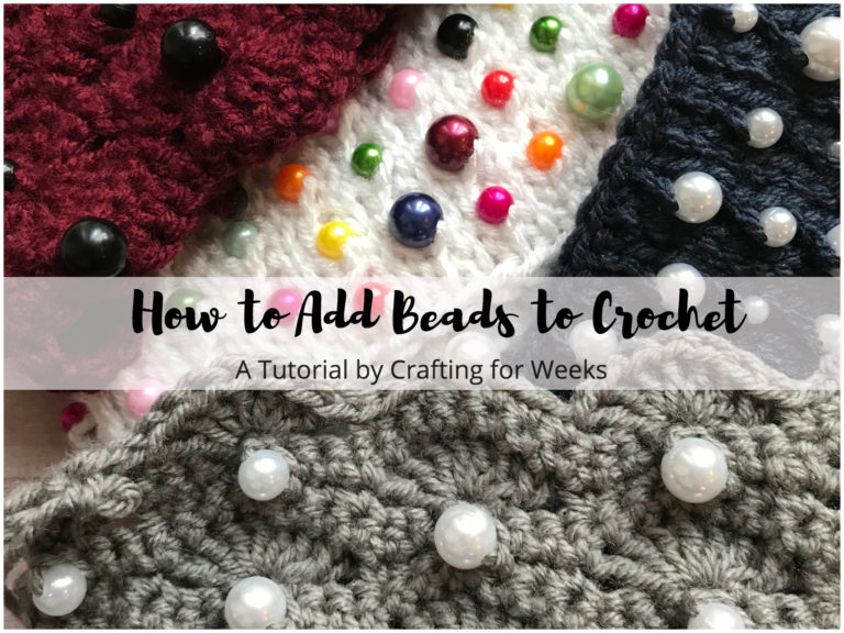 How to Crochet with Beads (without pre-stringing)