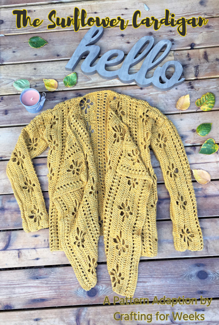The Sunflower Cardigan: A Pattern Adaption