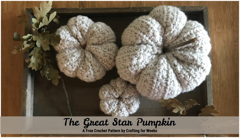 The Great Star Pumpkin: A Free Crochet Pattern