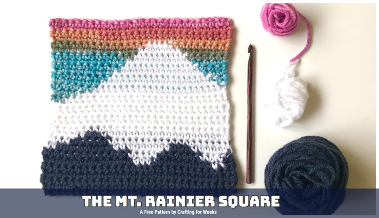 Crochet a Mountain Blanket Square