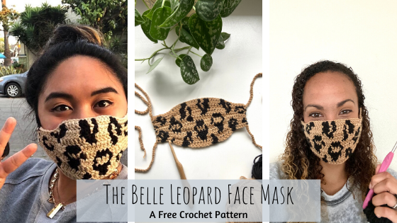 The Belle Leopard Face Mask: A Free Crochet Pattern